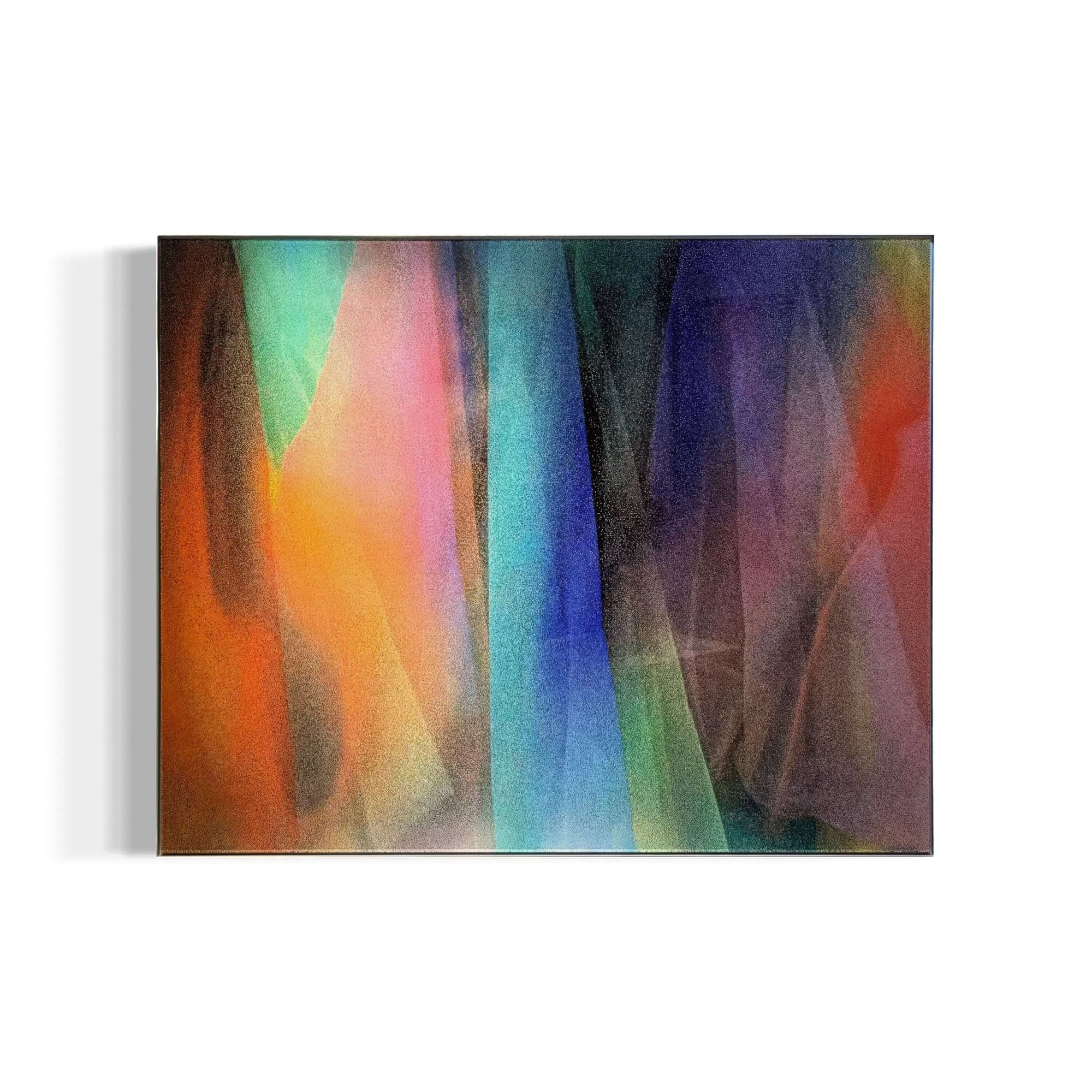 Abstract artwork 'Emotional Spectrum' by The Experimenter, vibrant colors on ILFORD GALERIE glossy paper, 2023.